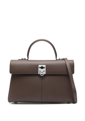 Cafuné Stance top-handle satchel bag - Brown