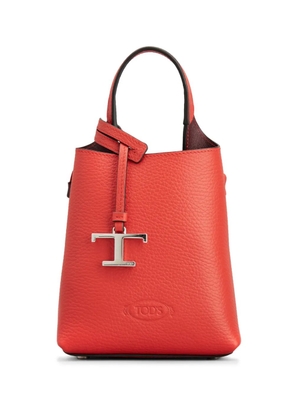 Tod's mini leather tote bag - Red