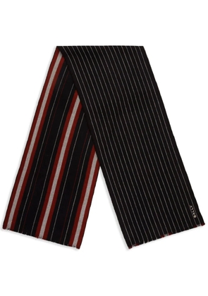 Bally striped scarf - Blue