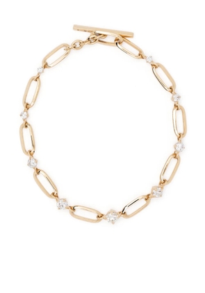 Lizzie Mandler Fine Jewelry 18kt yellow gold diamond link bracelet