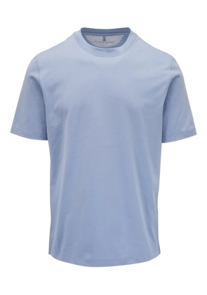 Brunello Cucinelli short-sleeves crew-neck T-shirt - Blue
