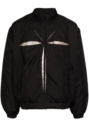 KUSIKOHC Origami zip-up jacket - Black