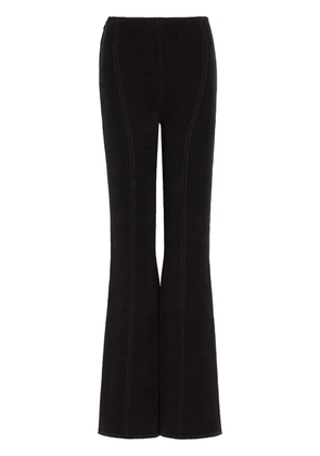 Barrie flared trousers - Black