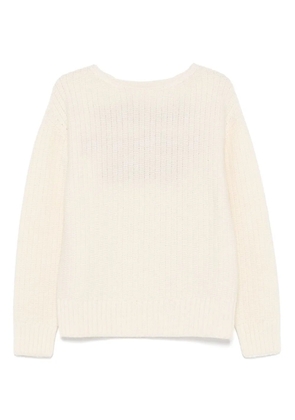 visvim boat-neck sweater - White