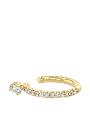 Zoë Chicco 14K yellow gold Wire diamond ear cuff