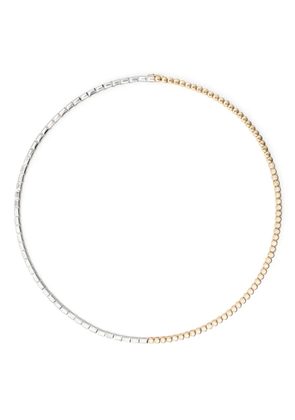 Yvonne Léon 18kt yellow and white gold Rivière diamond necklace