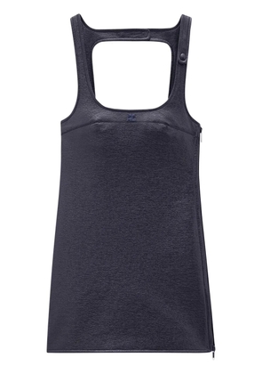 Courrèges Reedition vinyl mini dress - Blue