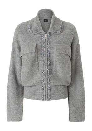 PINKO embellished jacket - Grey
