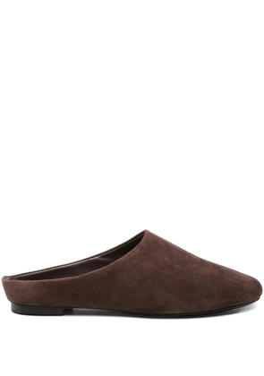 Simon Miller suede backless slippers - Brown