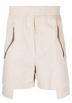 1017 ALYX 9SM layered straight bermuda shorts - Neutrals