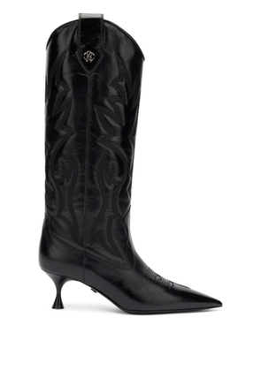 Roberto Cavalli 40mm quilted boots - Black