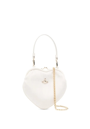 Vivienne Westwood Belle heart-frame mini bag - White
