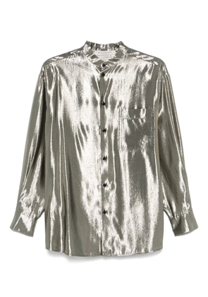 Philosophy Di Lorenzo Serafini lamé shirt - Gold