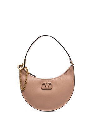 Valentino Garavani mini VLogo Signature Hobo bag - Neutrals