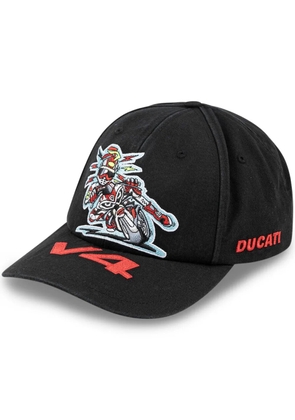 Supreme x Ducati six-panel 'Black' cap