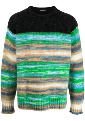 Nahmias intarsia-knit sweatshirt - Black