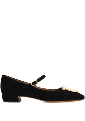 Ferragamo Gancini leather pumps - Black