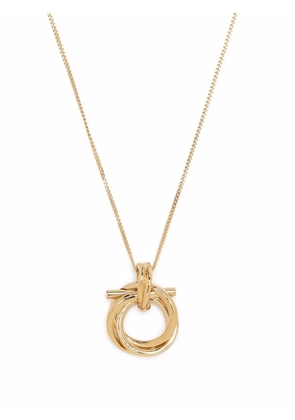 Ferragamo Gancini pendant necklace - Gold