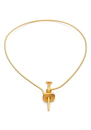 Karen Chekerdjian Studio Spike One necklace - Gold