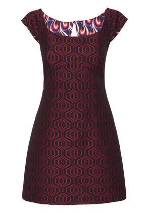 La DoubleJ Arabesque mini dress - Blue