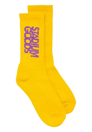 STADIUM GOODS® logo 'Showtime' crew socks - Yellow
