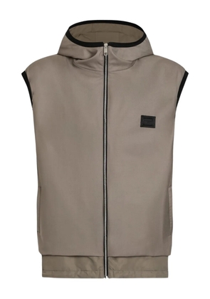 Dolce & Gabbana hooded gilet - Brown