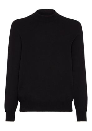 Brunello Cucinelli funnel-neck sweater - Black