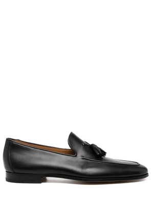 Magnanni leather tassel-detail loafers - Black