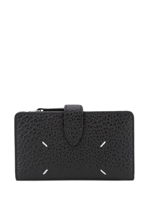 Maison Margiela Four Stitches zip wallet - Black