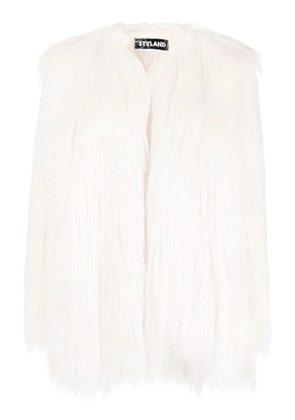 STYLAND faux-fur jacket - White