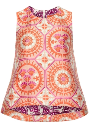 La DoubleJ La Scala trapeze blouse - Neutrals