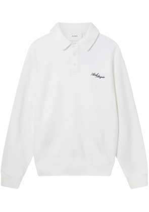 Axel Arigato Base polo sweatshirt - White