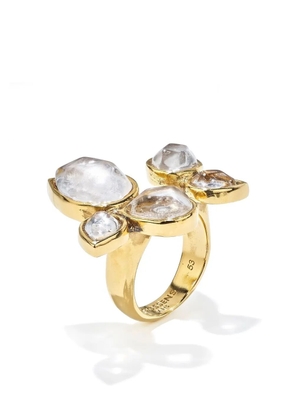 Goossens Cachemire rock crystal ring - Gold