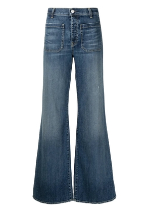 Nili Lotan mid-rise wide-leg trousers - Blue