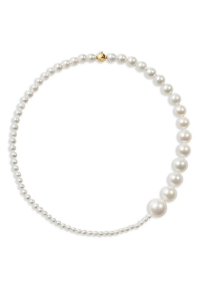 Sophie Bille Brahe 14K yellow gold Peggy Moon pearl bracelet - White