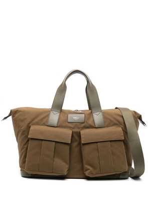 Mulberry Heritage Waxed Day Clipper holdall - Green