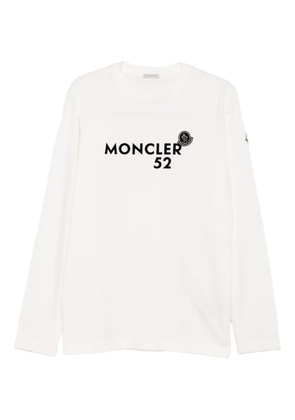 Moncler logo-print long-sleeve T-shirt - Neutrals