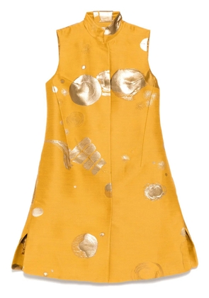 SHIATZY CHEN jacquard dress - Yellow
