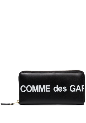 Comme Des Garçons Wallet logo-print continental wallet - Black