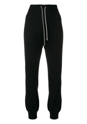 Barrie Romantic Timeless cashmere jogging trousers - Black