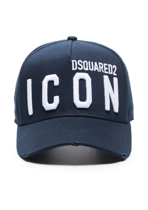 DSQUARED2 embroidered-logo baseball cap - Blue