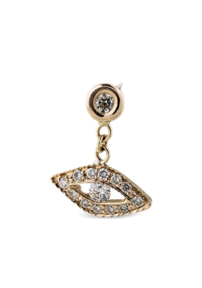 Jacquie Aiche 14K yellow gold Eye diamond earring