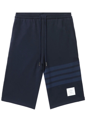 Thom Browne 4-Bar loopback track shorts - Blue