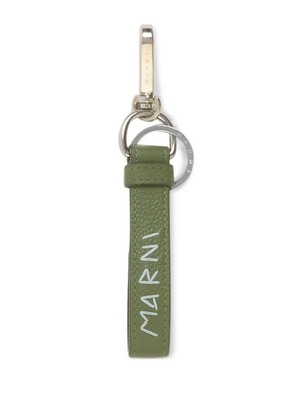 Marni leather keyring - Green