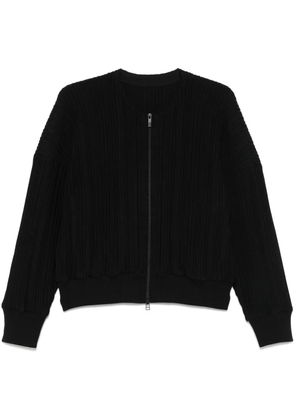 Pleats Please Issey Miyake Crepe Knit jacket - Black