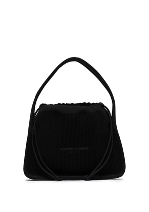 Alexander Wang small Ryan ribbed tote bag - Black