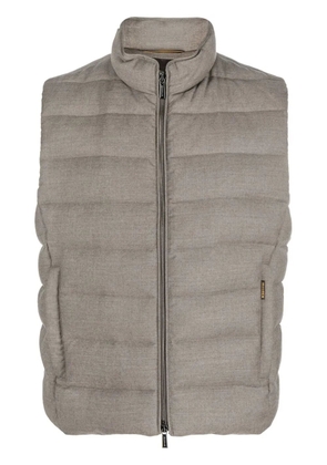 Moorer padded down gilet - Neutrals