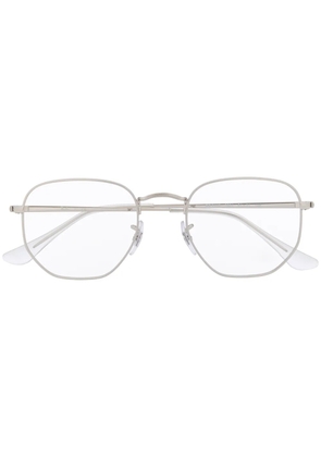Ray-Ban angular glasses - Metallic