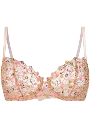 Gilda & Pearl Fleuriste lace bra - Pink