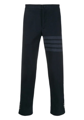 Thom Browne 4-Bar slim-fit tonal trousers - Blue